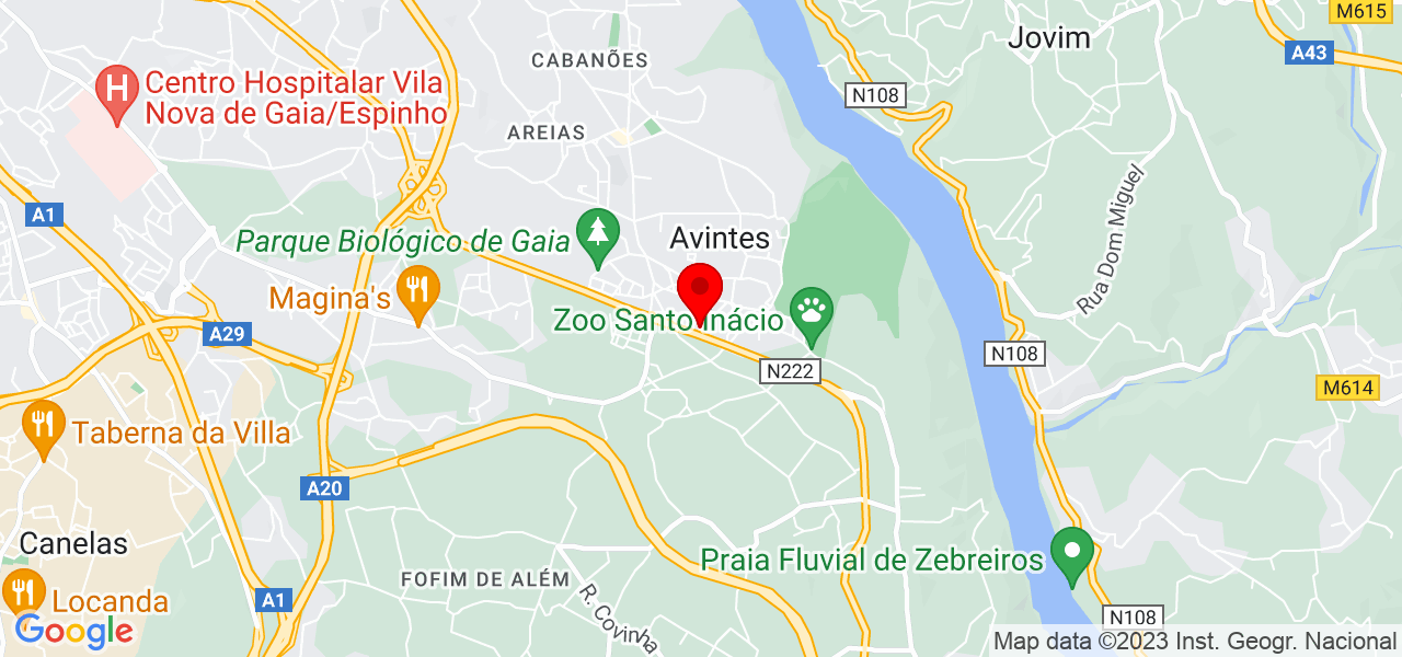 F&aacute;bio Reis - Porto - Vila Nova de Gaia - Mapa