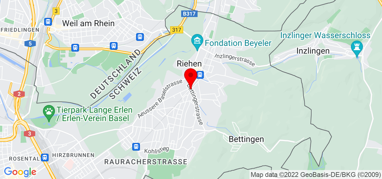 CC.COOKIESANDCAKES - Basel-Stadt - Riehen - Karte