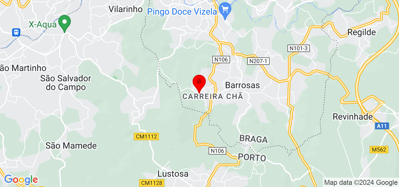 Rui - Braga - Vizela - Mapa