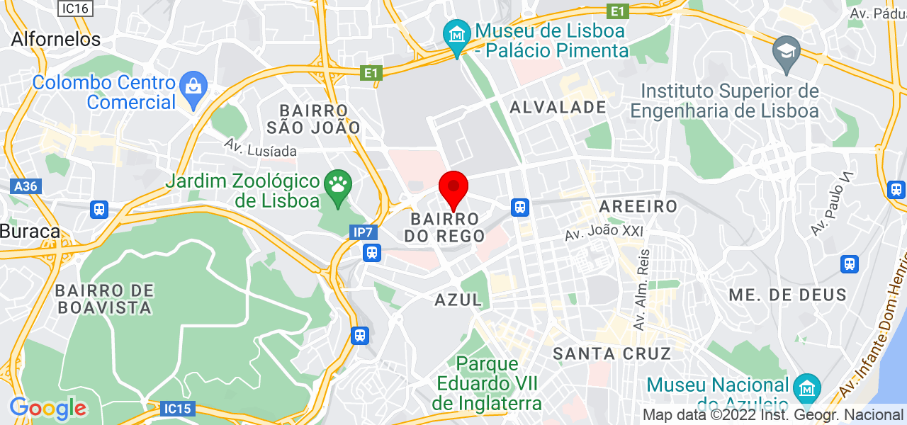 Madalena - Lisboa - Lisboa - Mapa