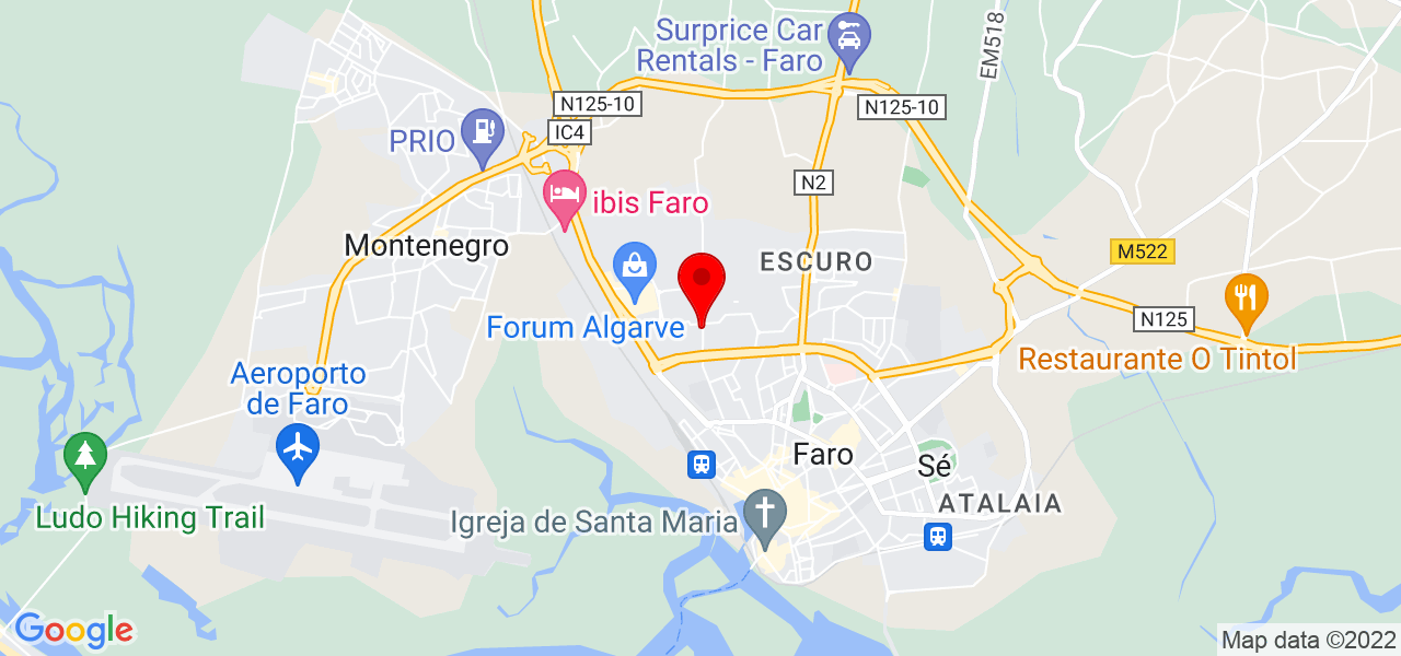 Eng.&ordm; Vitor Pereira - Faro - Faro - Mapa