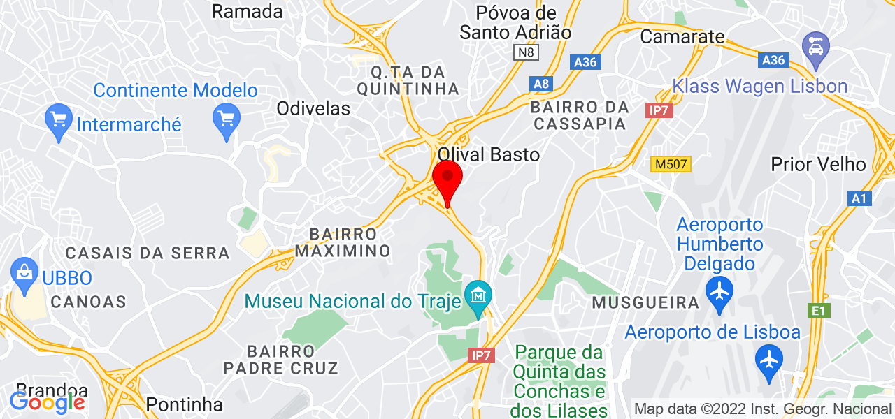 Edivaldo Santos - Lisboa - Lisboa - Mapa