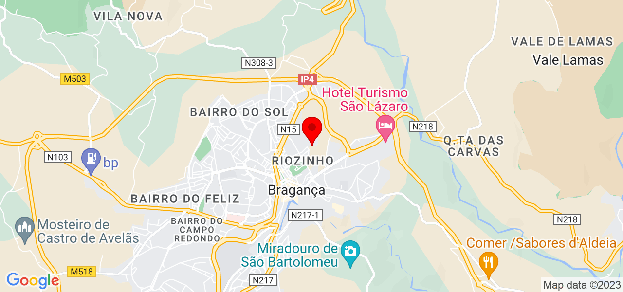 Teresa Cardoso Silva - Bragança - Bragança - Mapa