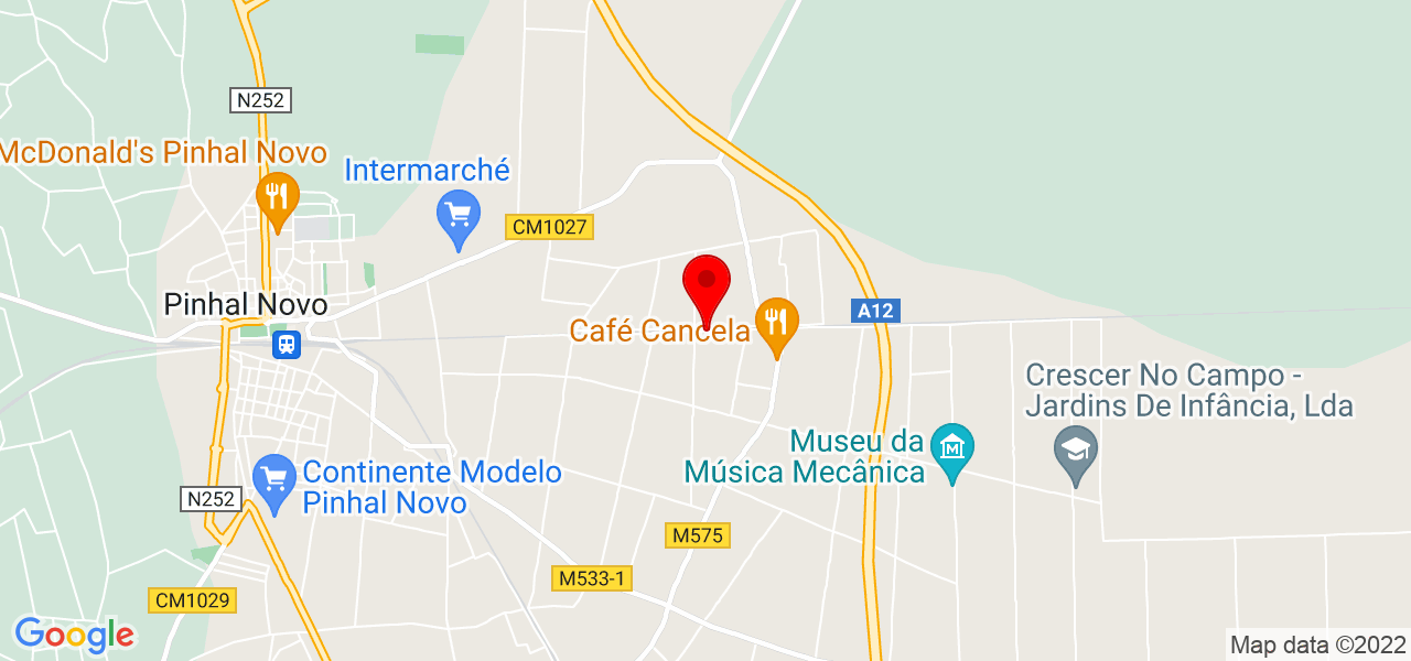 Andr&eacute; Martins - Setúbal - Palmela - Mapa