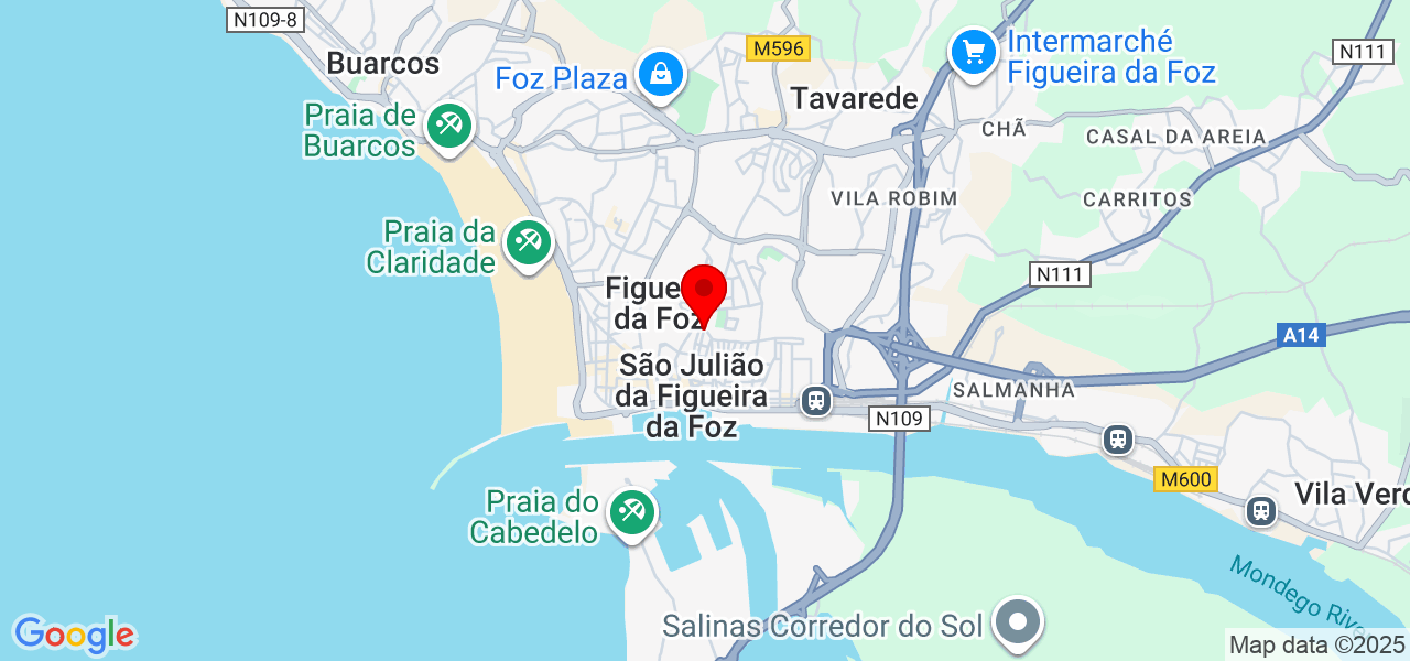Bruna Maurici - Coimbra - Figueira da Foz - Mapa