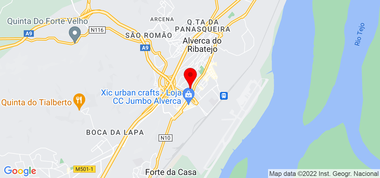 Guilherme Diniz - Lisboa - Vila Franca de Xira - Mapa