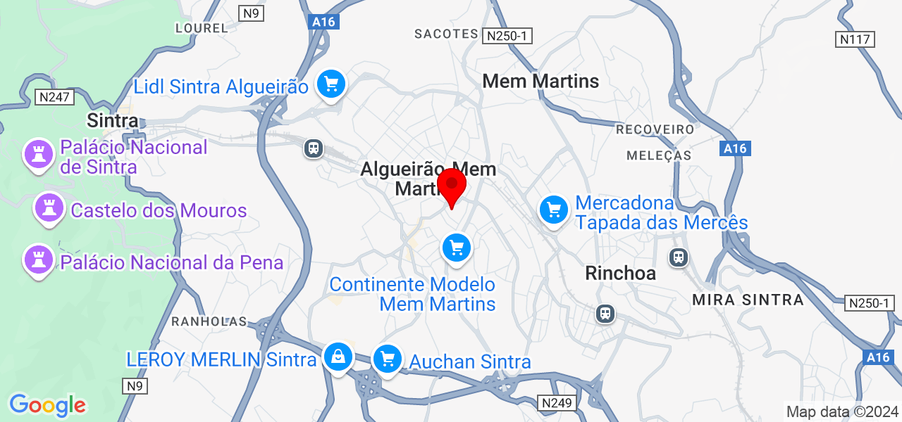 Beatriz Prisal - Lisboa - Sintra - Mapa