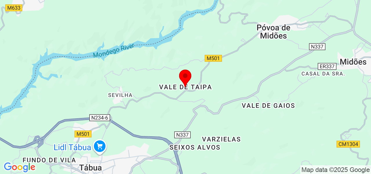 Language Forum - Coimbra - Tábua - Mapa