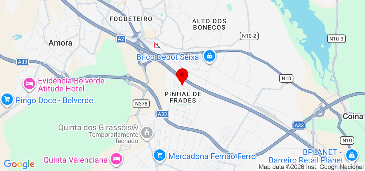 Artur - Setúbal - Seixal - Karte