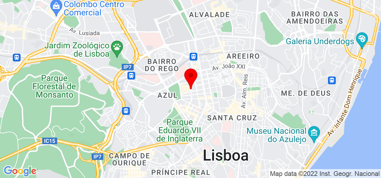Ros&aacute;rio Correia - Lisboa - Lisboa - Mapa