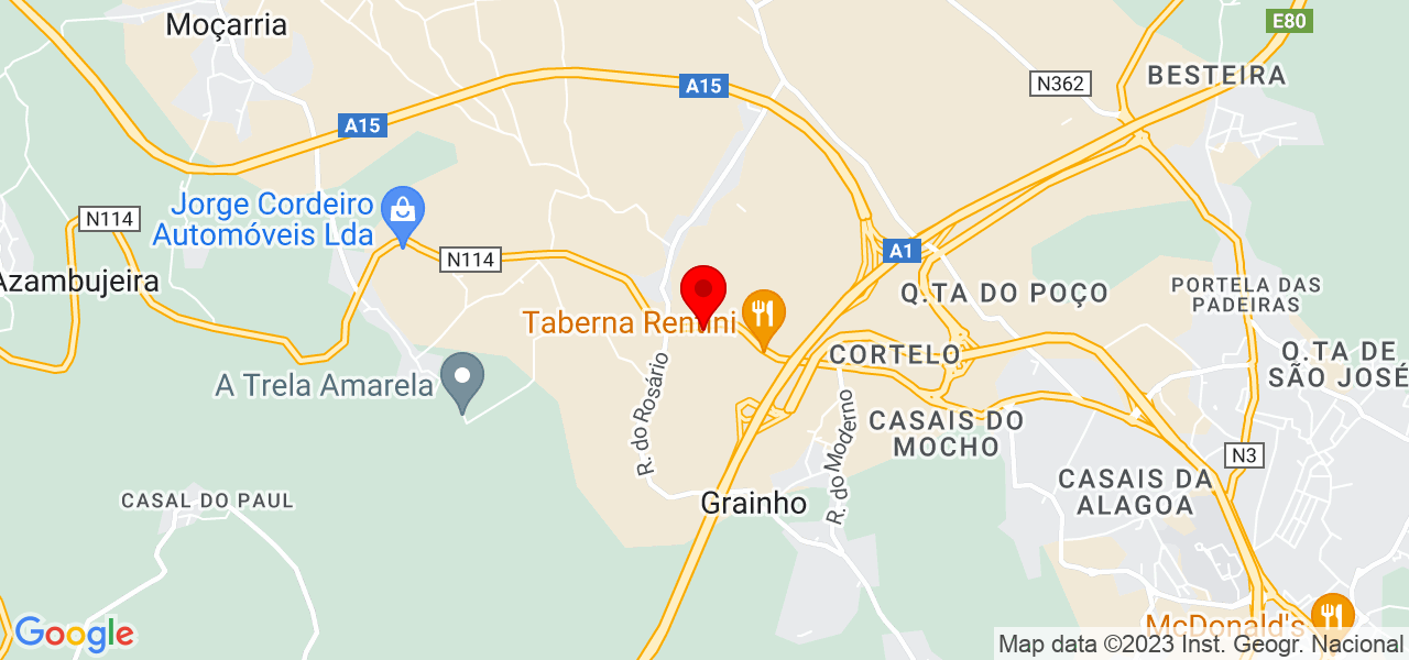 Ana Patr&iacute;cia - Santarém - Santarém - Mapa