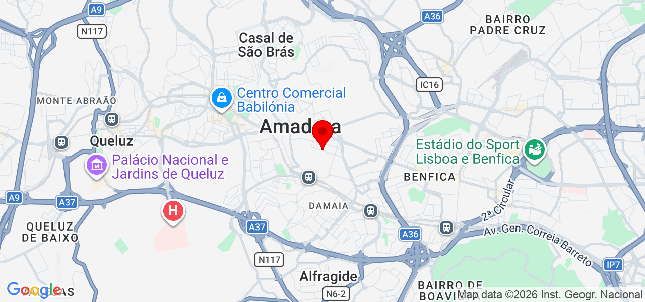 AÇAÍPRIME - Lisboa - Amadora - Mapa