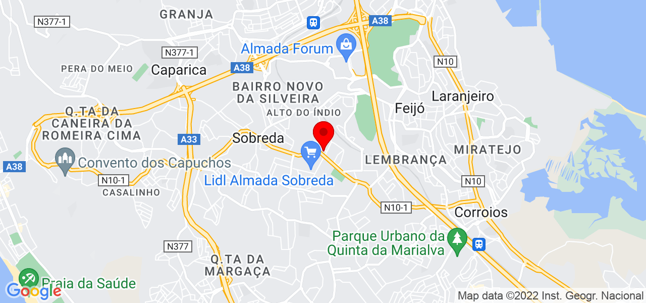 Decora Wallpaper - Setúbal - Almada - Mapa