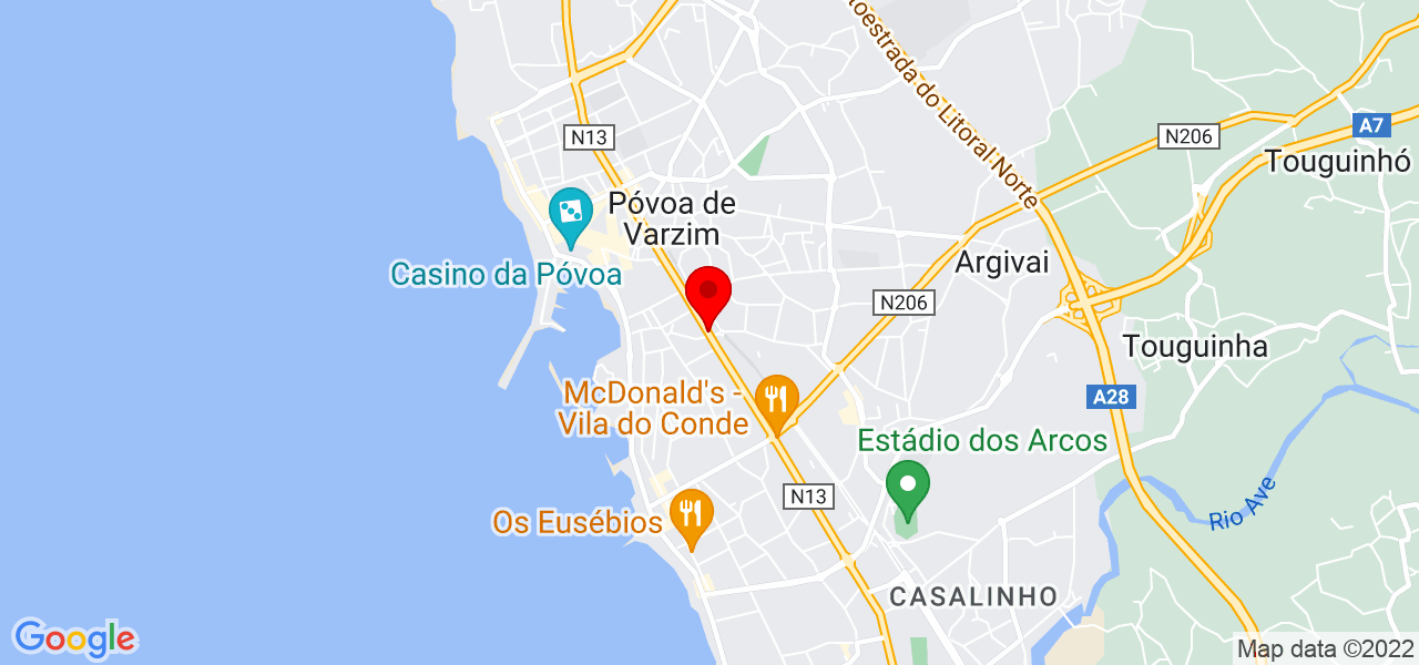 Helio - Porto - Póvoa de Varzim - Mapa