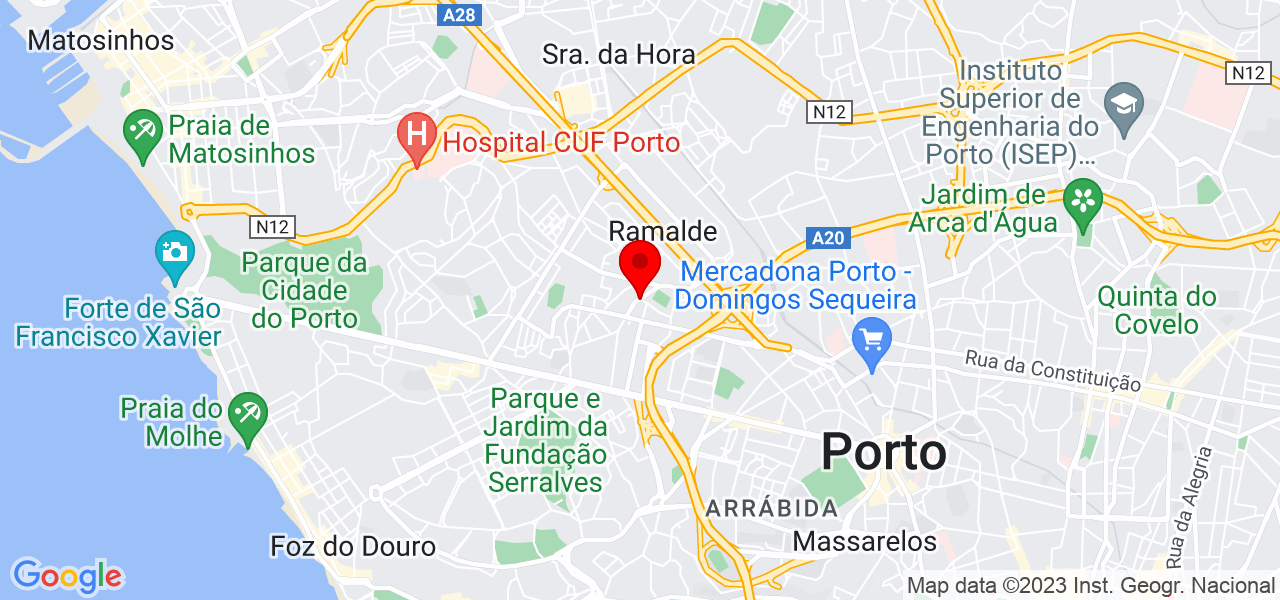 Ang&eacute;lica - Porto - Porto - Karte