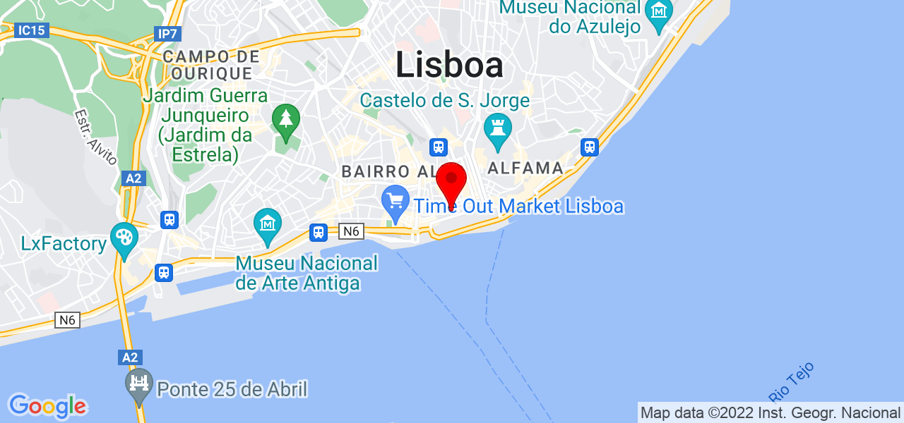 Justino Manjate - Lisboa - Lisboa - Mapa