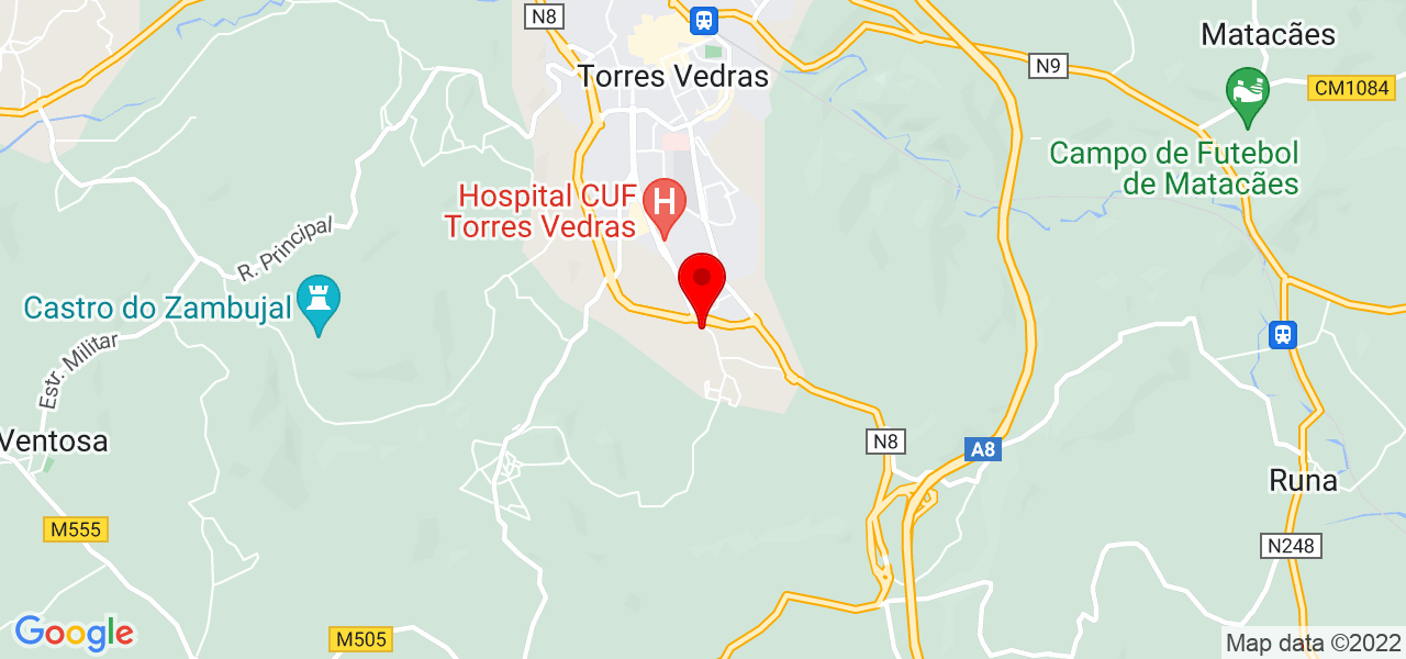 Constrular remodelação - Lisboa - Torres Vedras - Map