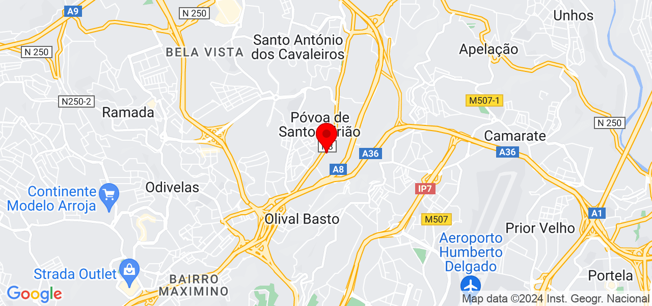 Capacidade literal unipessoal lda - Lisboa - Odivelas - Mapa
