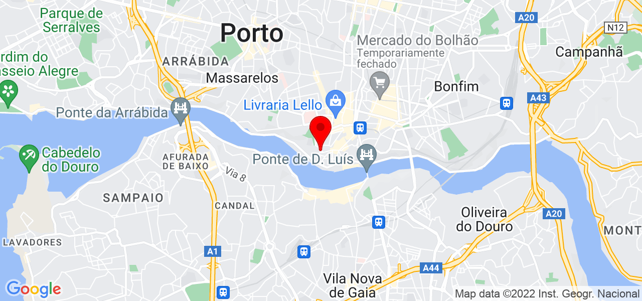 Jonathan Ortega - Design gr&aacute;fico - Porto - Porto - Mapa
