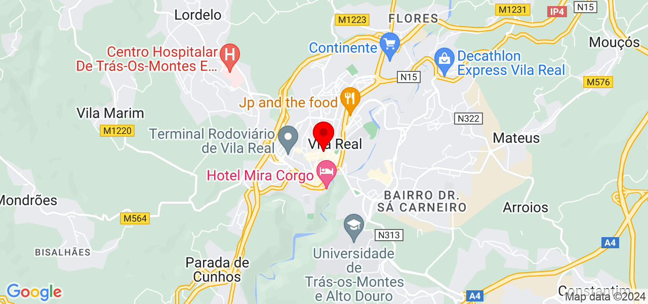 Grow - Marketing Digital - Vila Real - Vila Real - Mapa
