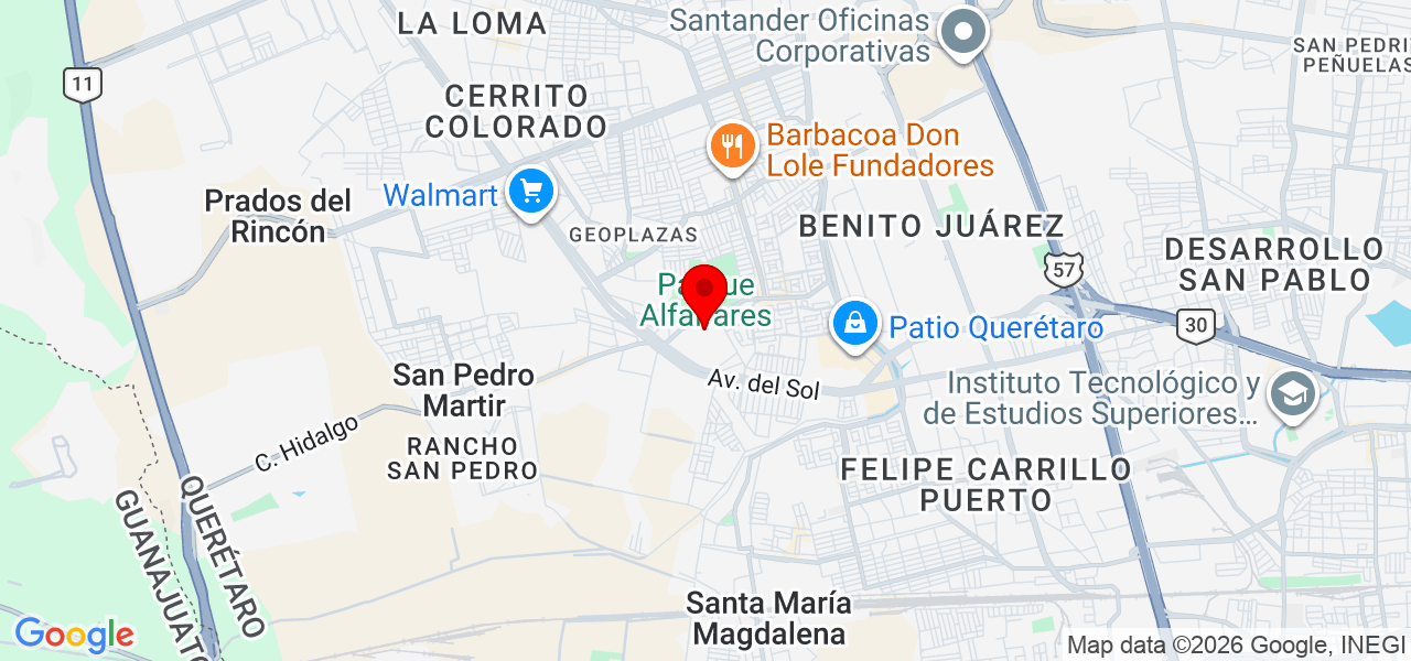 Joel Eduardo Espinoza Coronel - Querétaro - Querétaro - Map