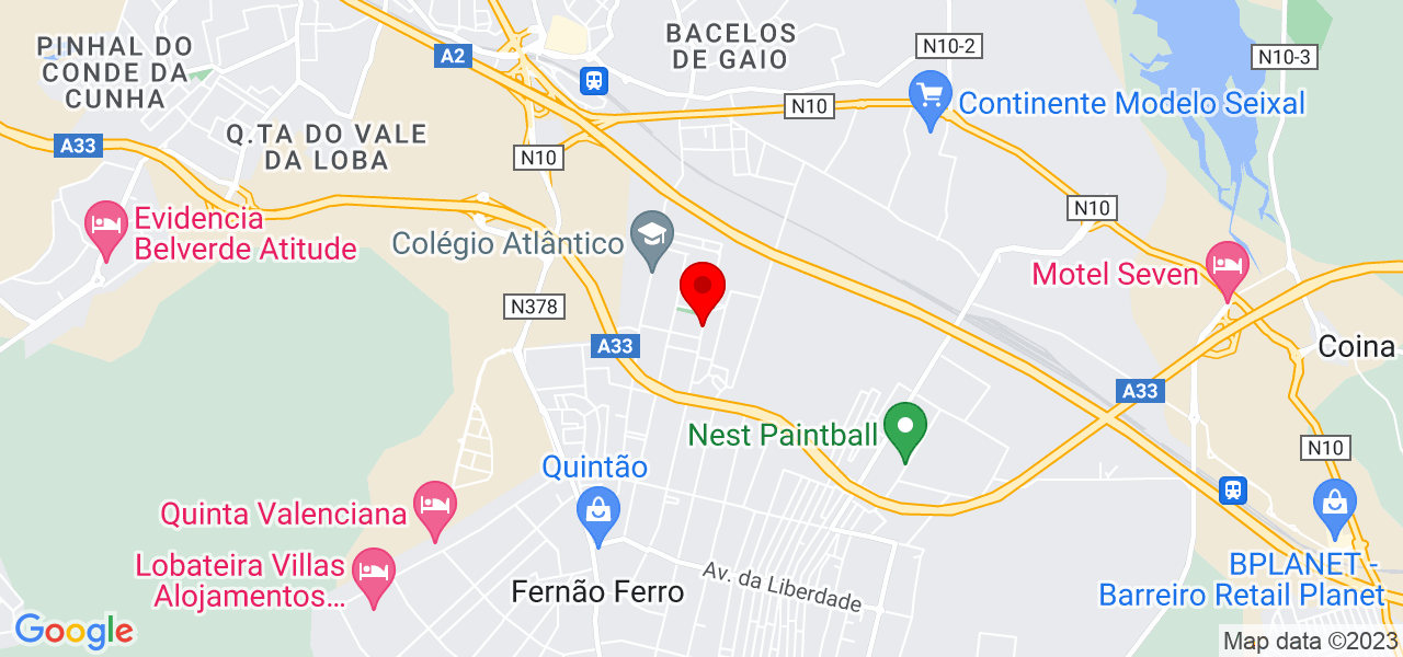 Via Urbana - Setúbal - Seixal - Mapa