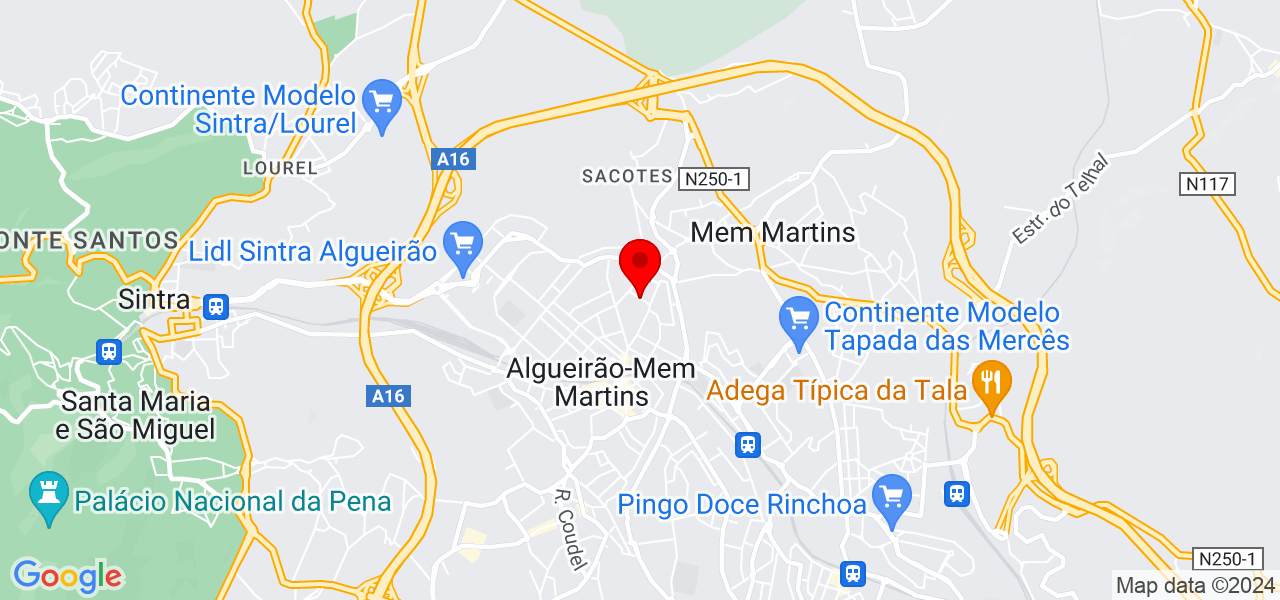 Ricardo Cruz - Lisboa - Sintra - Mapa