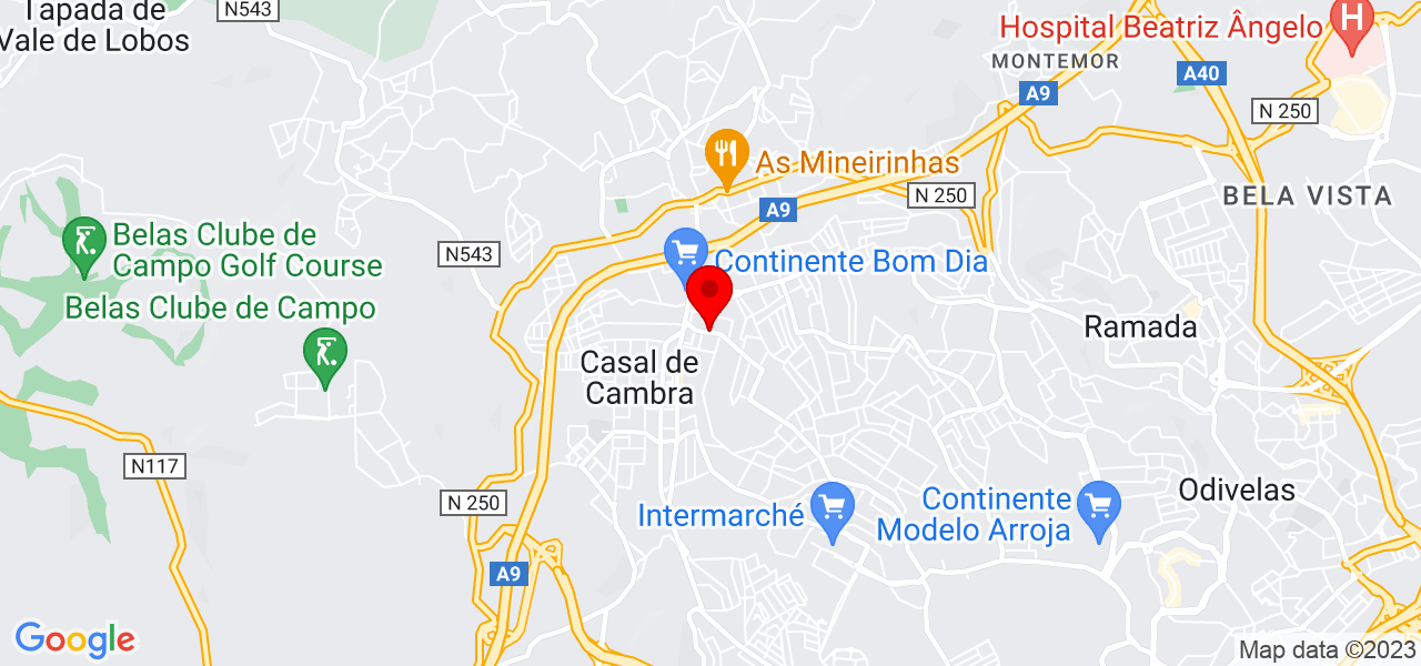 Fl&aacute;vio loureiro - Lisboa - Sintra - Mapa