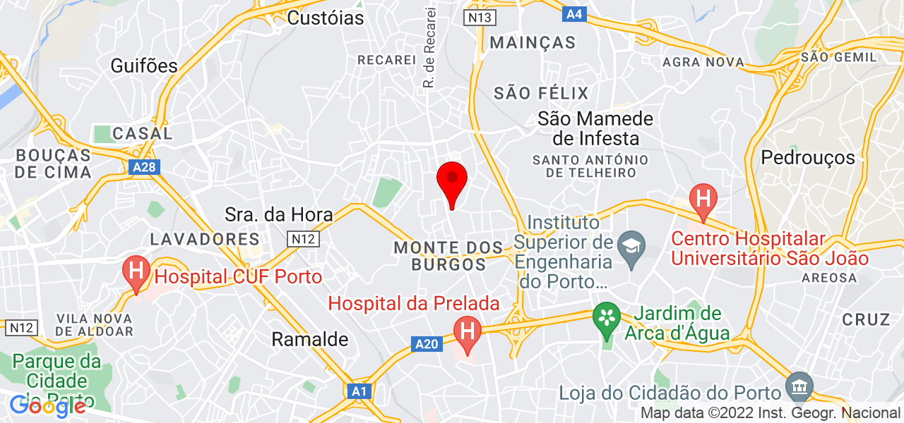 Catarina Martins - Porto - Matosinhos - Mapa