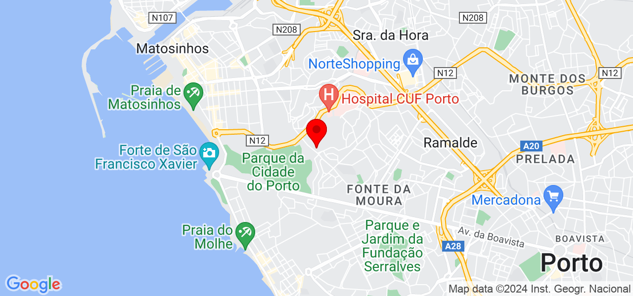 Gleydson Carlos Costa - Porto - Porto - Mapa