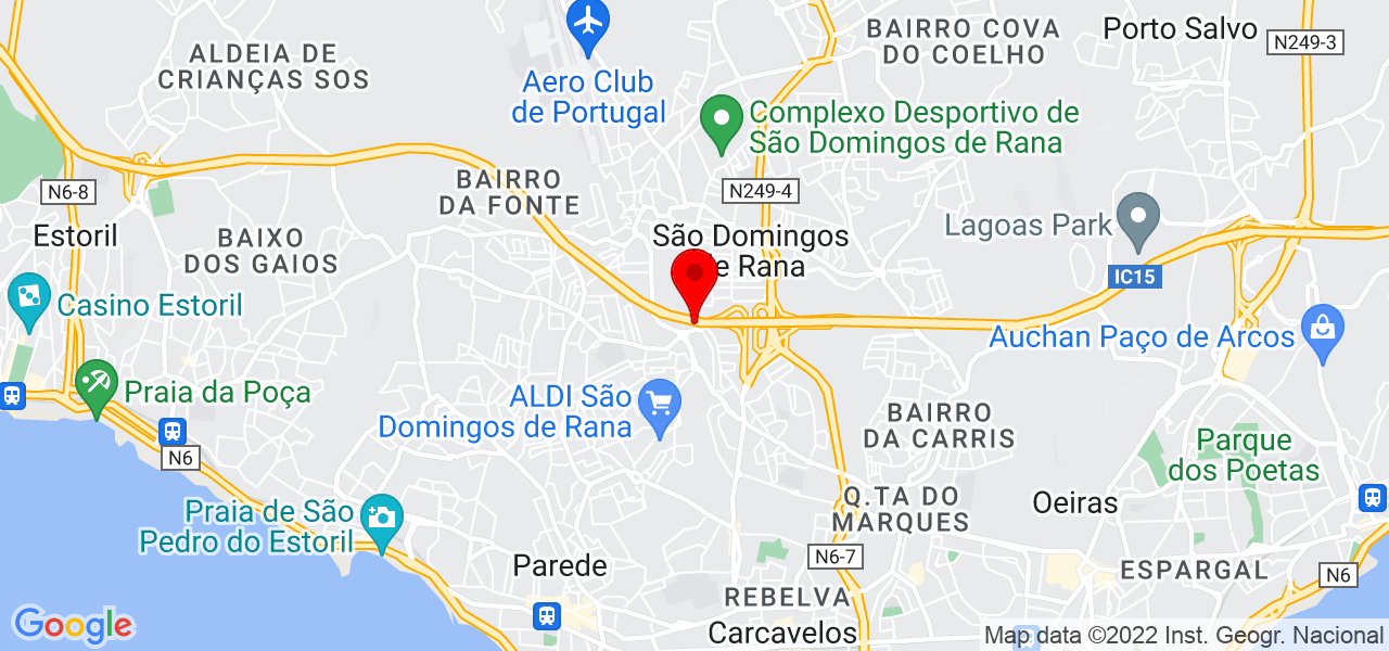 Rui Fernandes - Lisboa - Cascais - Mapa