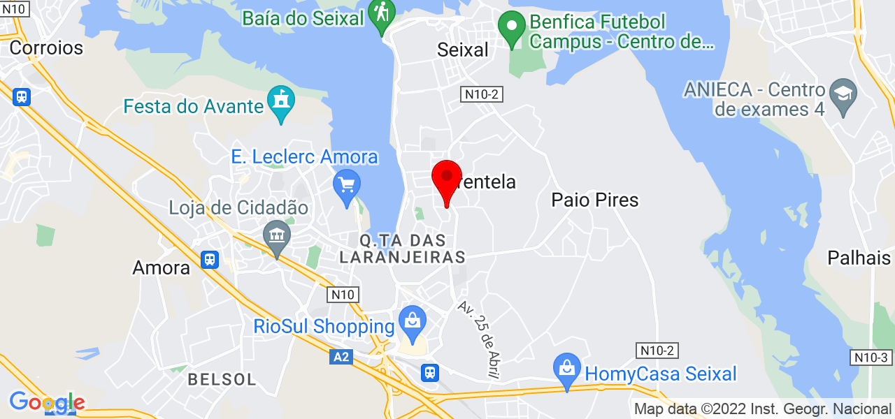 Emerson - Setúbal - Seixal - Map