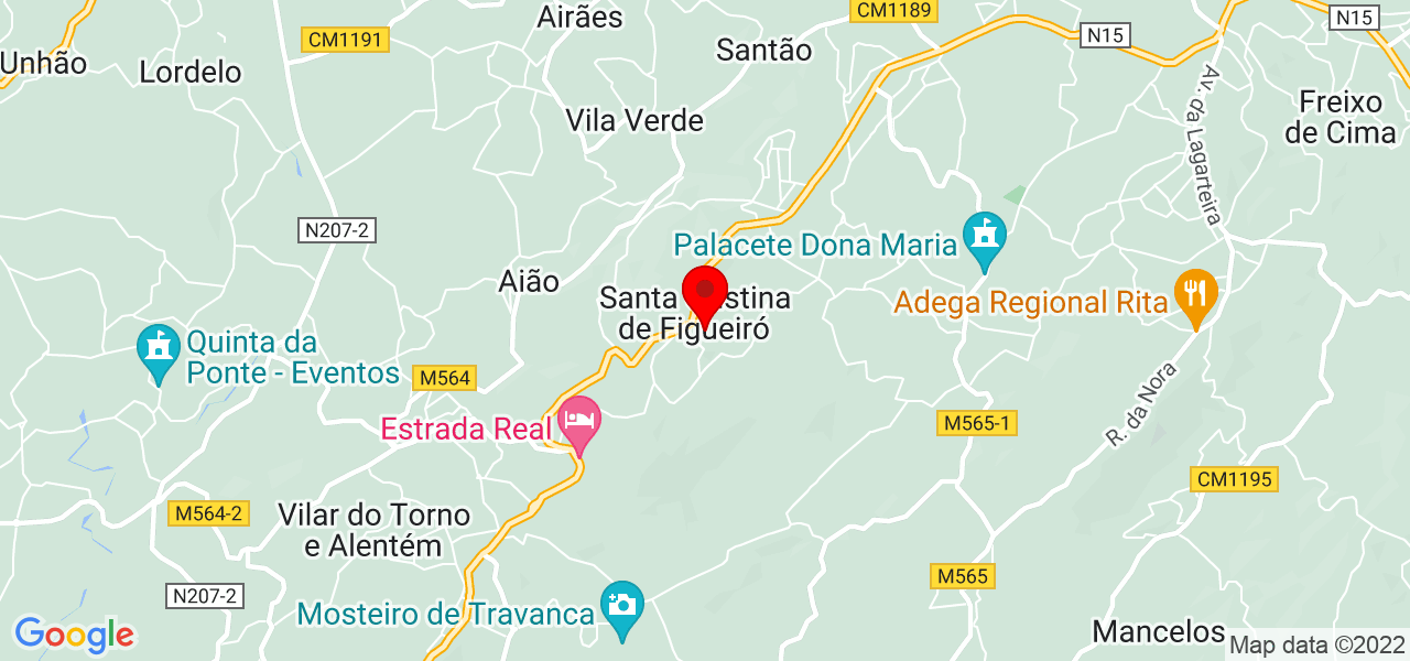 Rui Jorge Babo Vaz - Porto - Amarante - Mapa