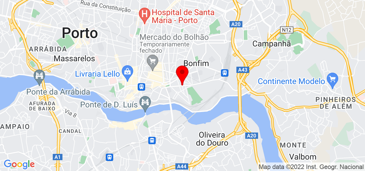 Ana L&uacute;cia - Porto - Porto - Mapa
