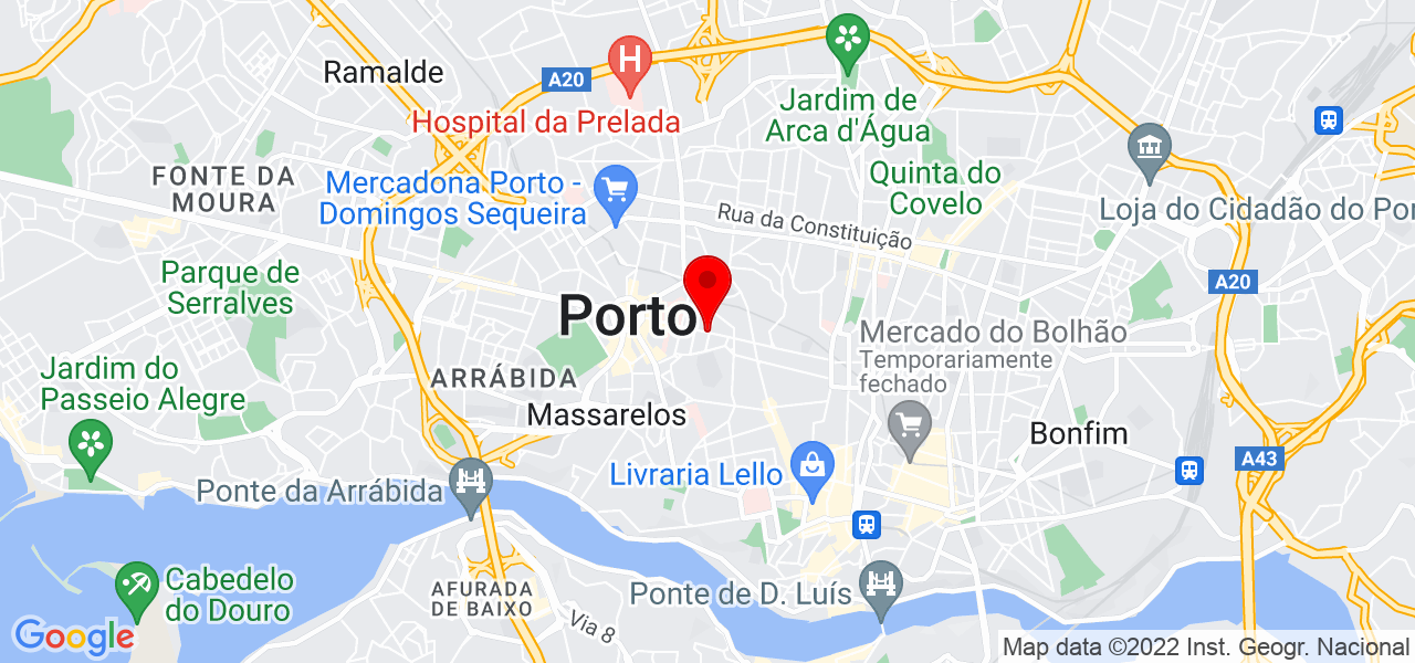 D&aacute;rio Pinto - Porto - Porto - Mapa