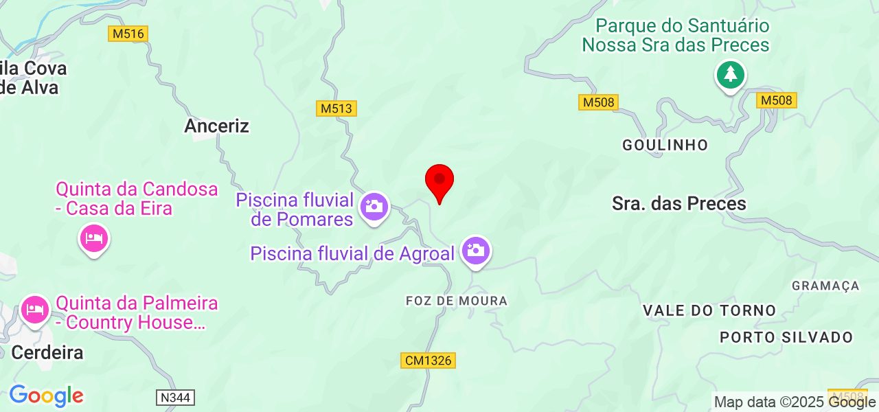 FerroEAL - Coimbra - Arganil - Karte