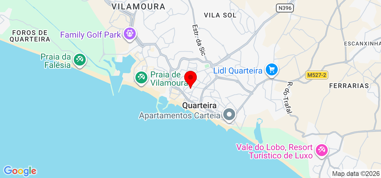 KNTransfer - Faro - Loulé - Mapa