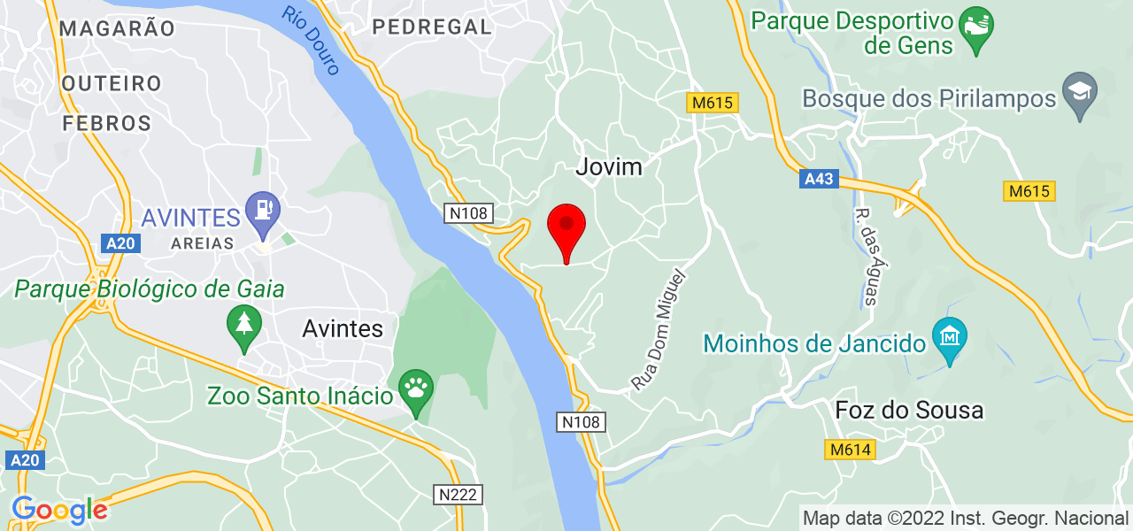 Carlos Viana - Porto - Gondomar - Mapa