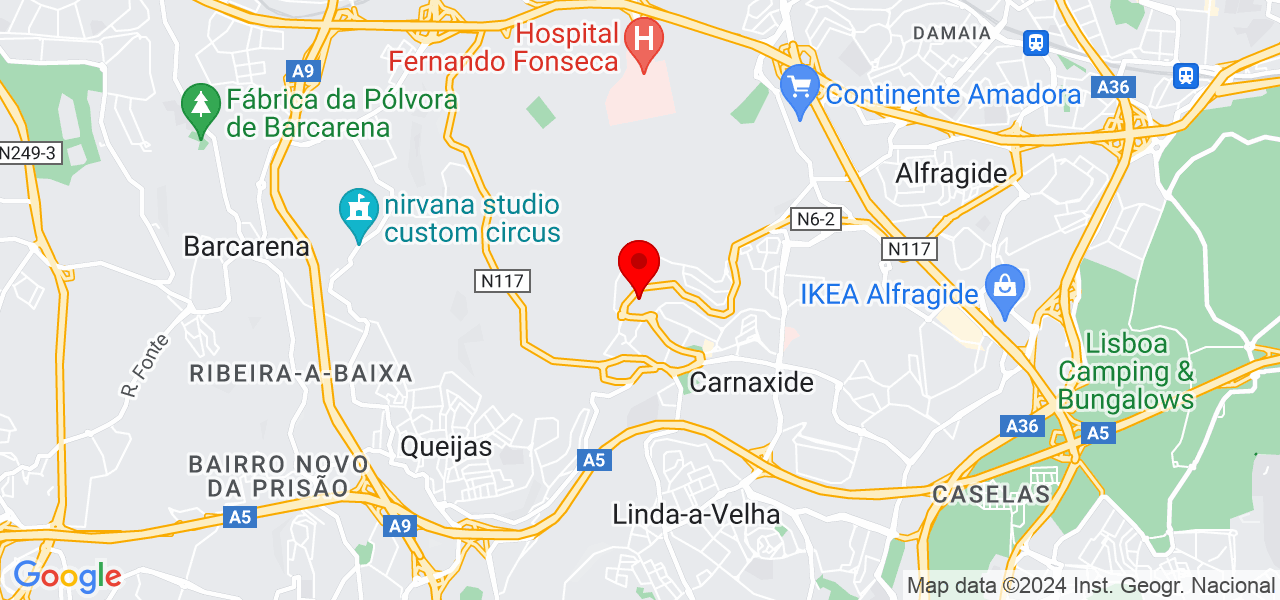 Ivan Mendes - Lisboa - Oeiras - Mapa