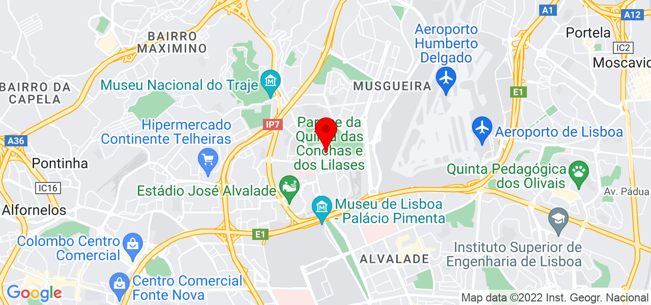 Paula Candeias - Lisboa - Lisboa - Mapa