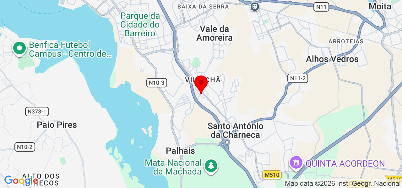 Filipa Portela - Setúbal - Barreiro - Mapa