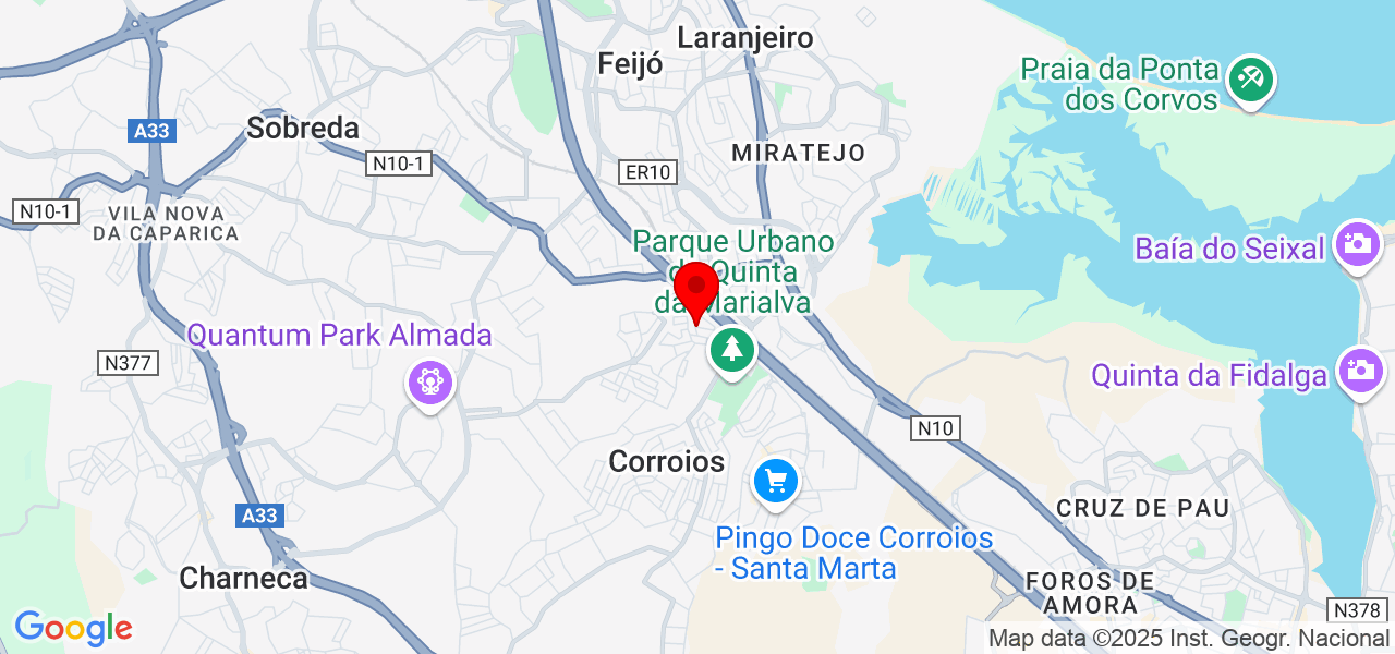 EMPRESA MAXIPRO.LDA - Setúbal - Seixal - Mapa