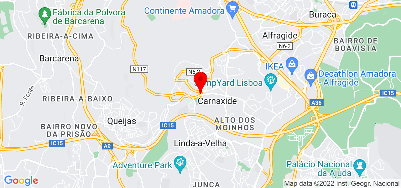 EasyWay - Lisboa - Oeiras - Mapa