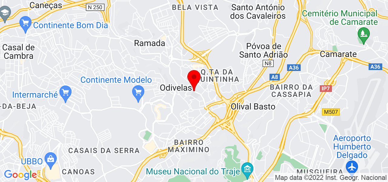 Karolina Domingues - Lisboa - Odivelas - Mapa