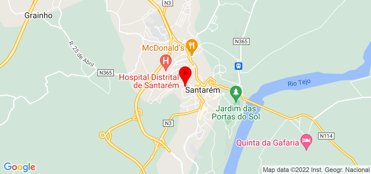 Inês Oliveira - Santarém - Santarém - Karte