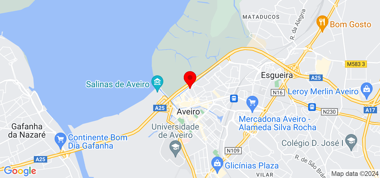 Carol Escovino - Aveiro - Aveiro - Mapa