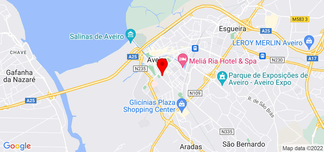 Bibiana Ordens Vieira - advogada - Aveiro - Aveiro - Mapa