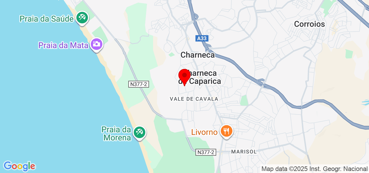 Chica Veludo - Setúbal - Almada - Mapa