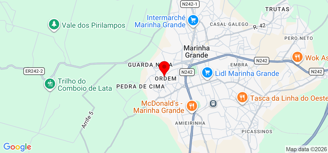 Alexandre Yurkevych - Leiria - Marinha Grande - Mapa