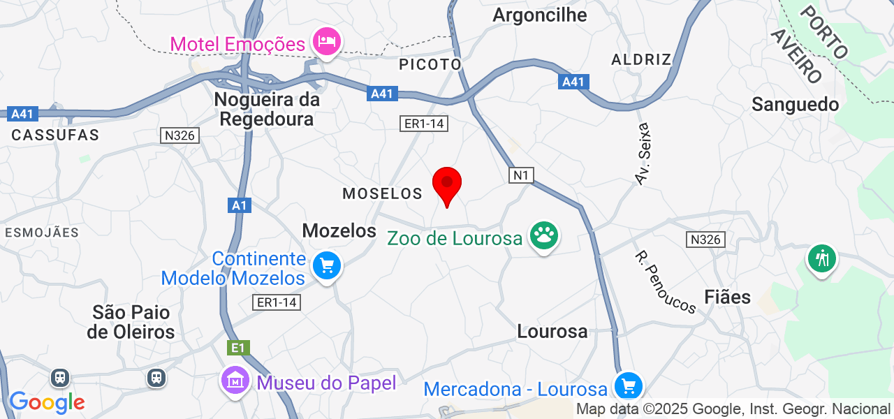 Pchef Carla Silva - Aveiro - Santa Maria da Feira - Map